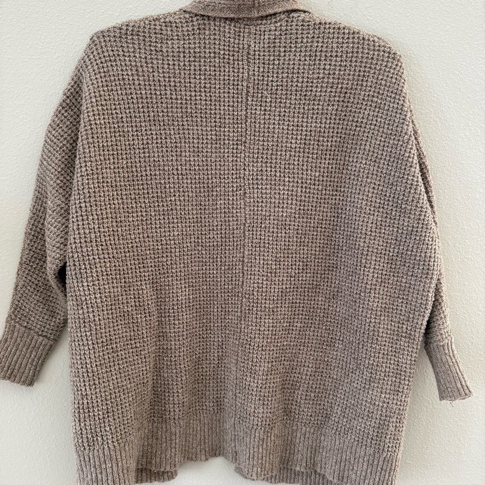 American Eagle Outfitters Tan Open Front Cardigan with Pockets XS S - Picture 6 of 6